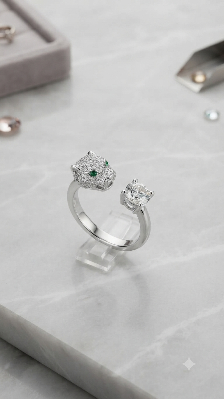 Timeless Brilliant Round Emerald Halo Ring