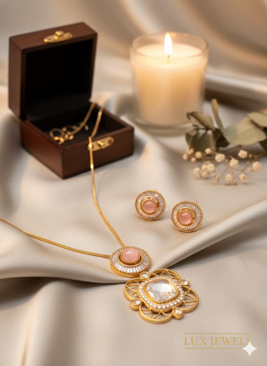 Luxe Rosé Radiance Necklace Set